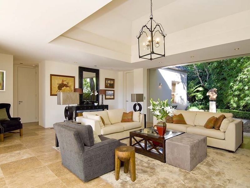 contemporary style living room