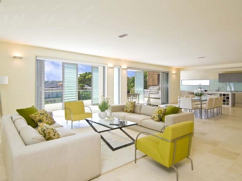 contemporary style living room