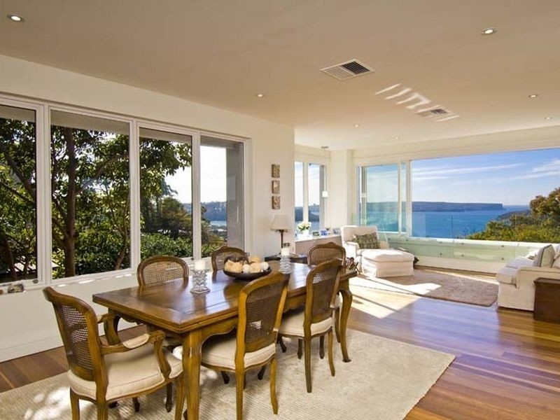 contemporary style dining room