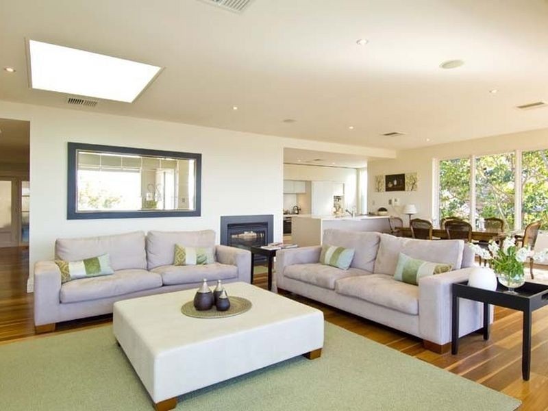 contemporary style living room