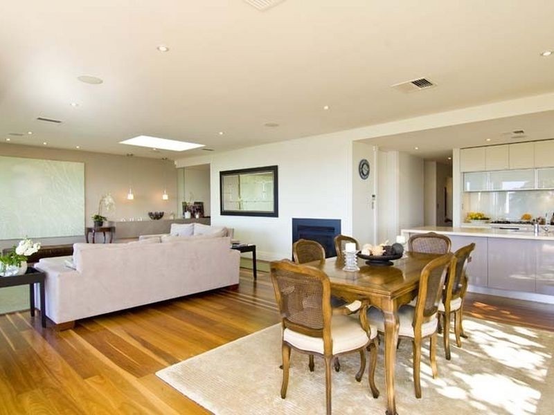 contemporary style dining room