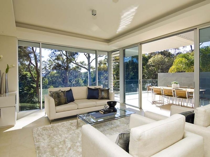 contemporary style living room