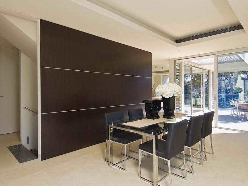 contemporary style dining room