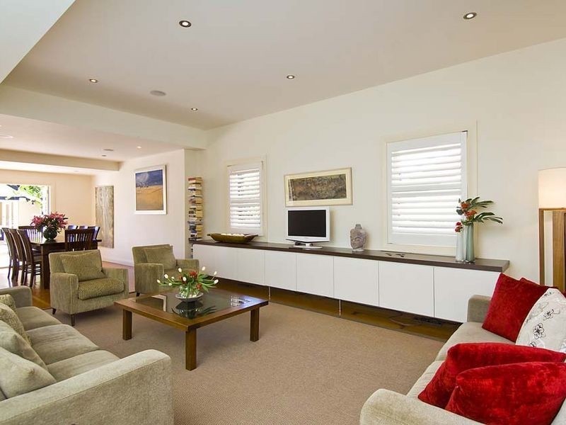 contemporary style living room