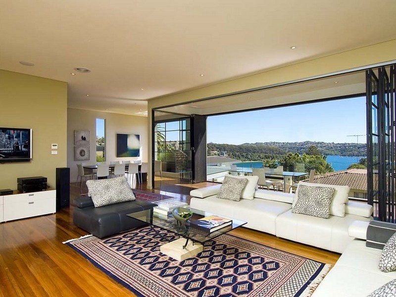 contemporary style living room