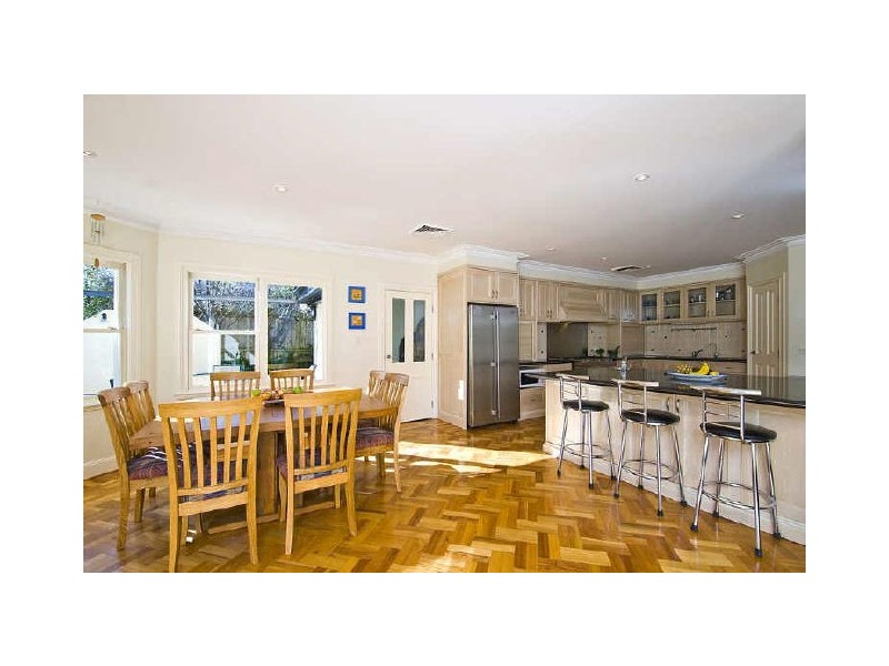 contemporary style dining room