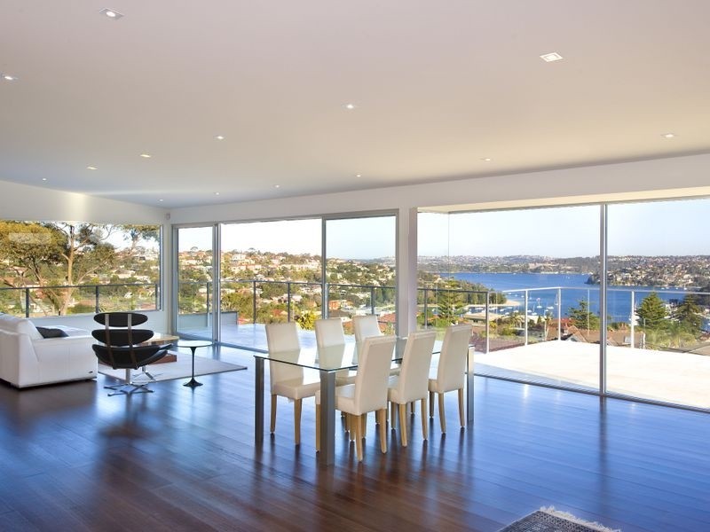 contemporary style dining room