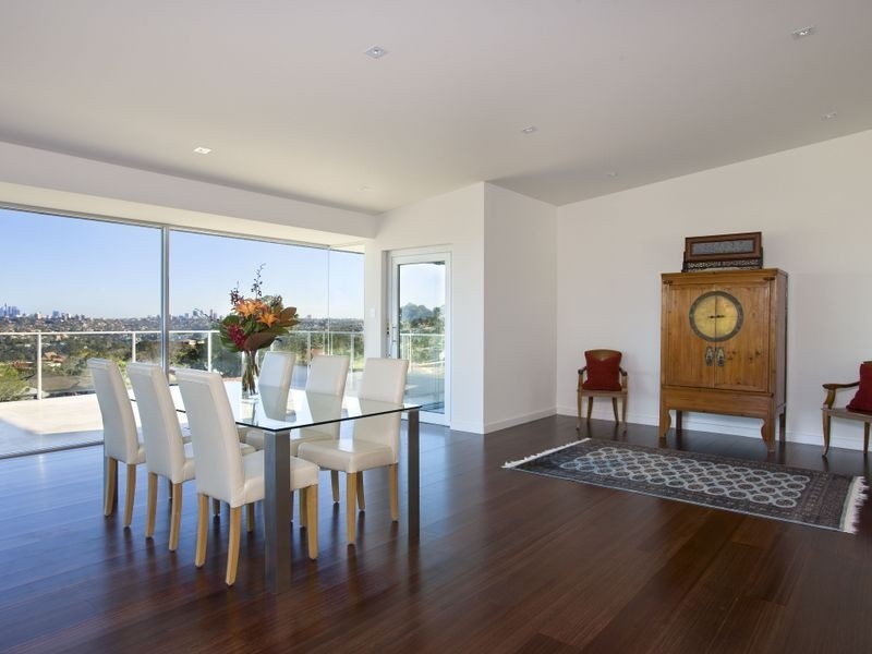 contemporary style dining room