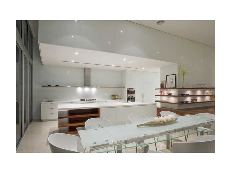 contemporary style dining room