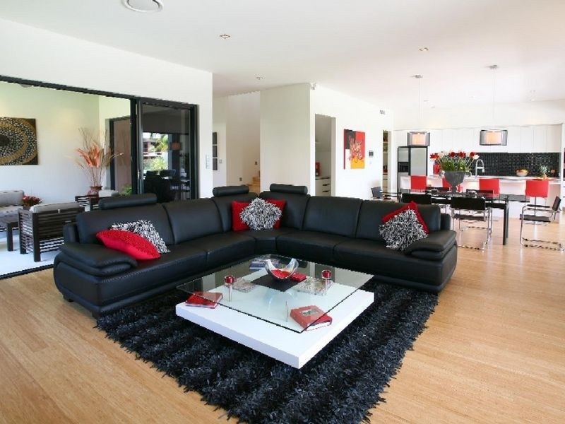 contemporary style living room