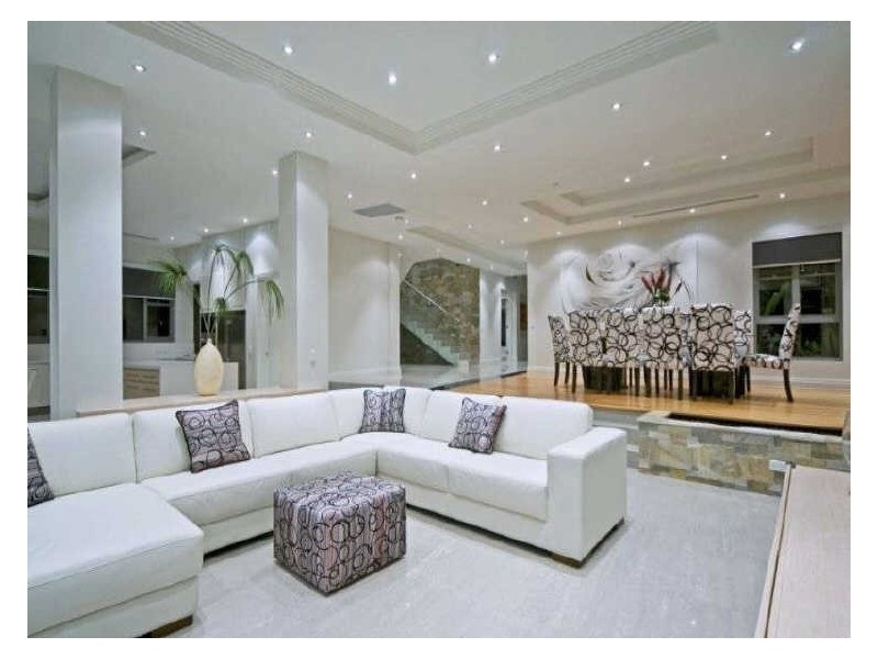 contemporary style living room