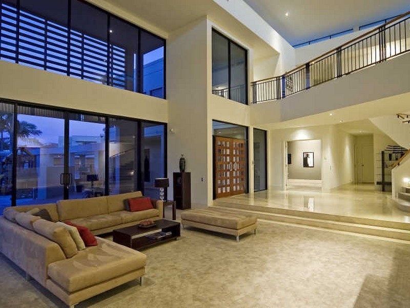 contemporary style living room