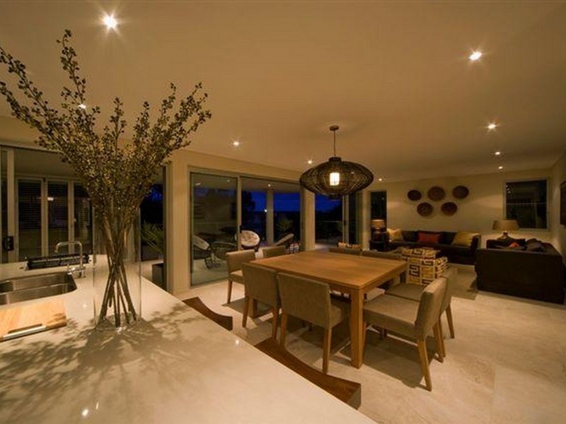 contemporary style dining room