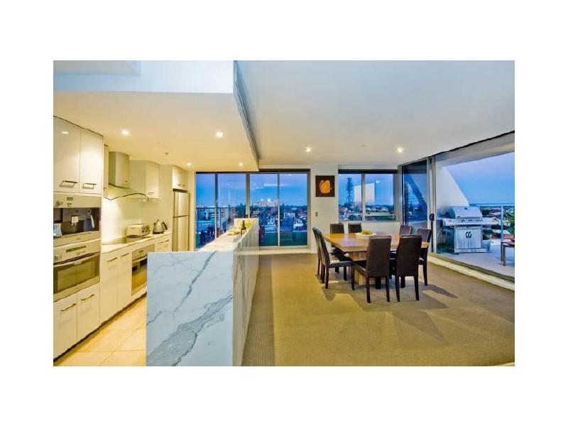 contemporary style dining room