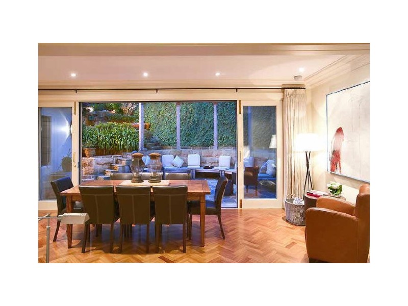 contemporary style dining room