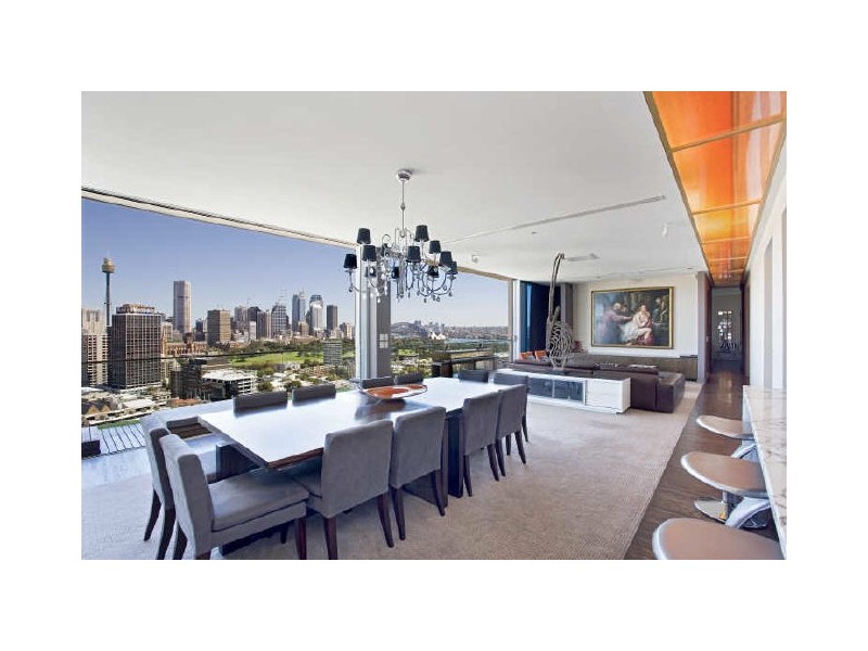 contemporary style dining room