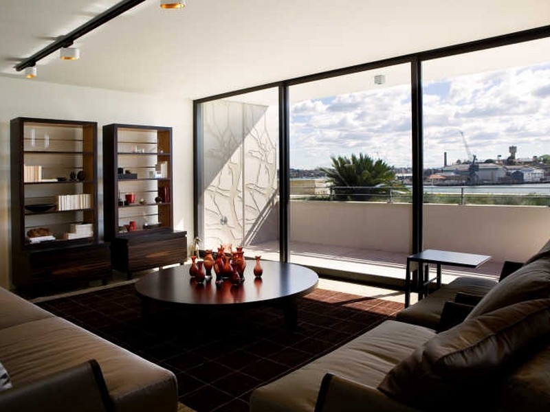 contemporary style living room