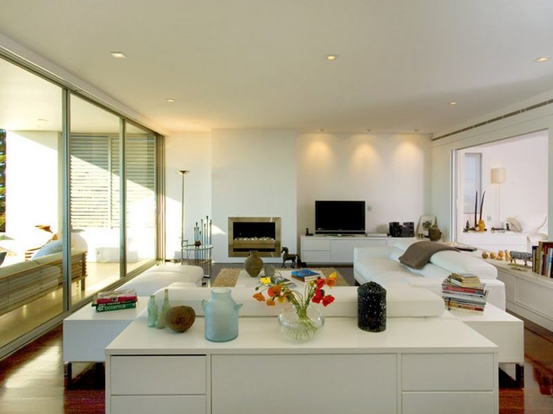 contemporary style living room