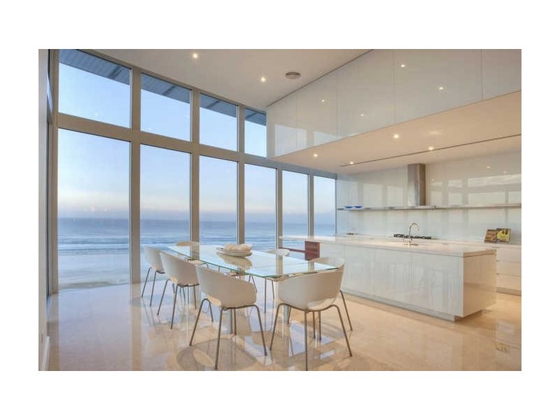 contemporary style dining room