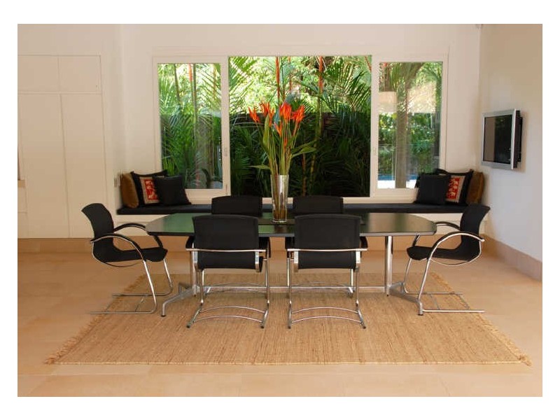 contemporary style dining room