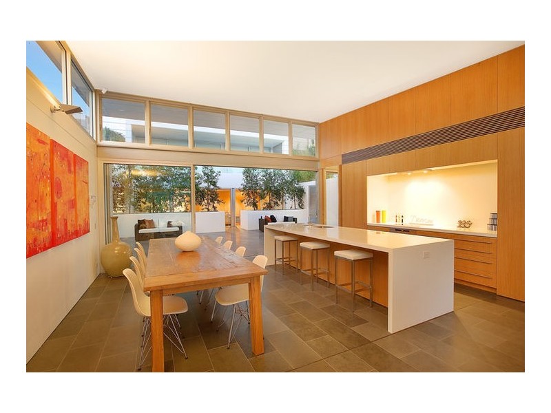 contemporary style dining room