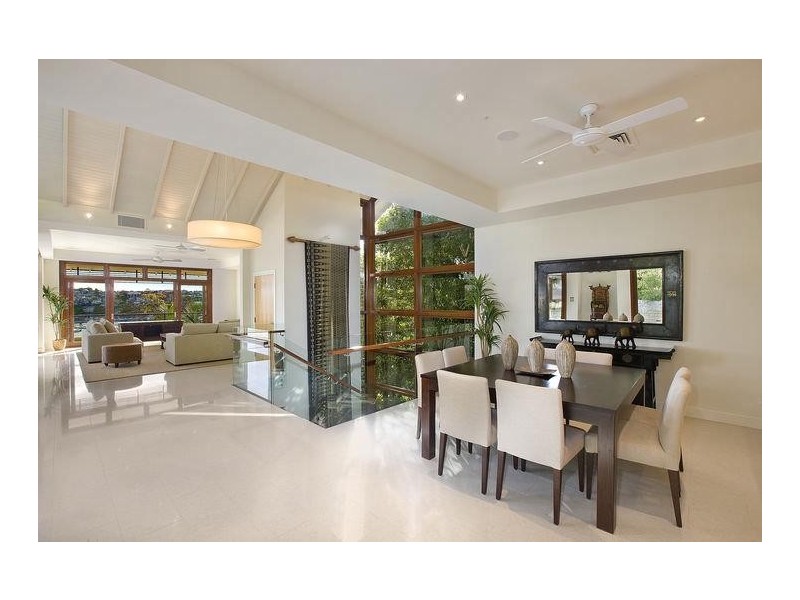 contemporary style dining room