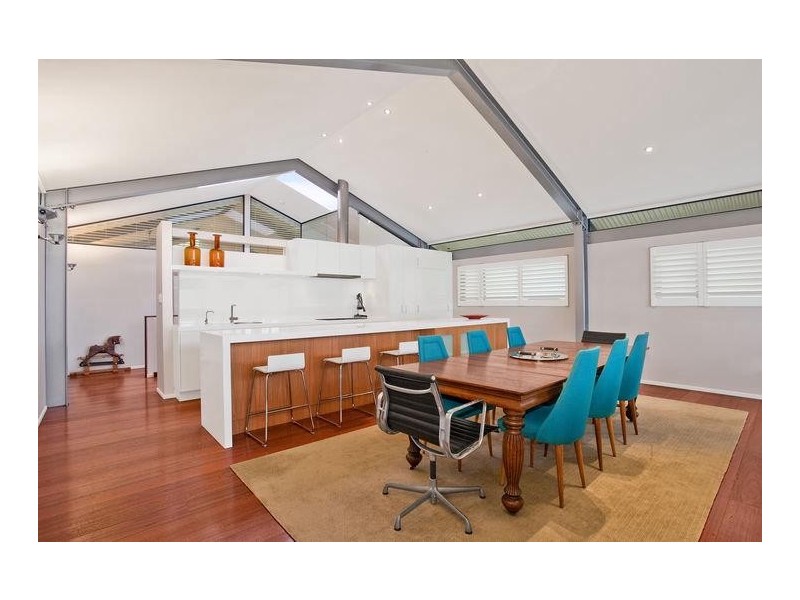 contemporary style dining room
