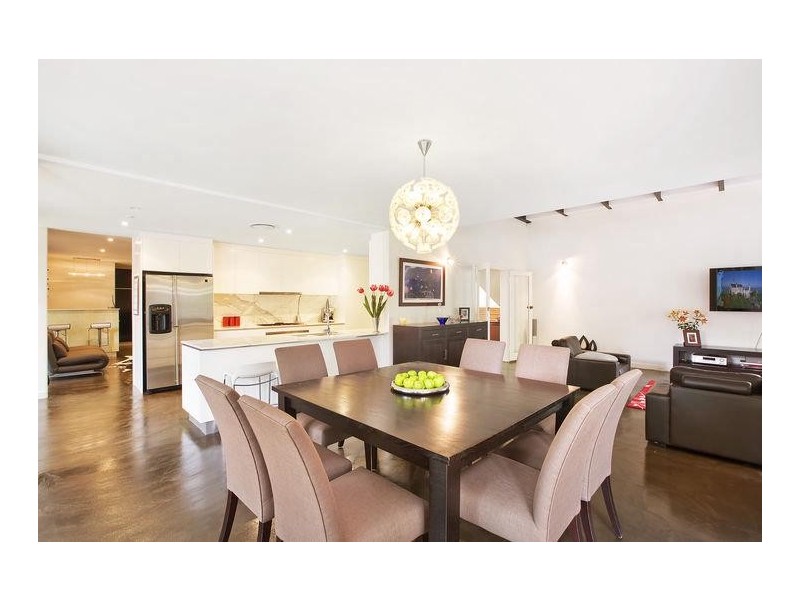 contemporary style dining room