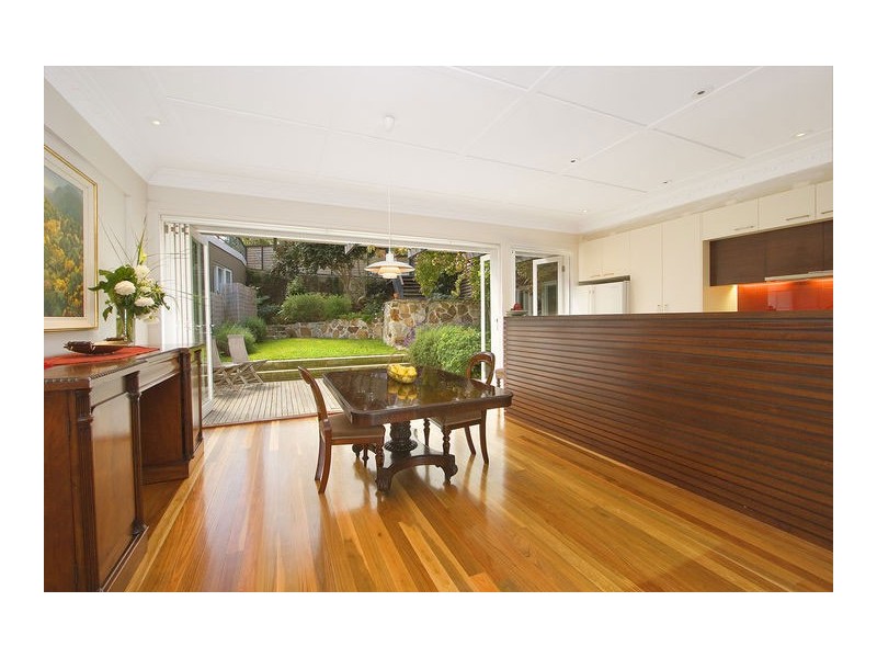 contemporary style dining room