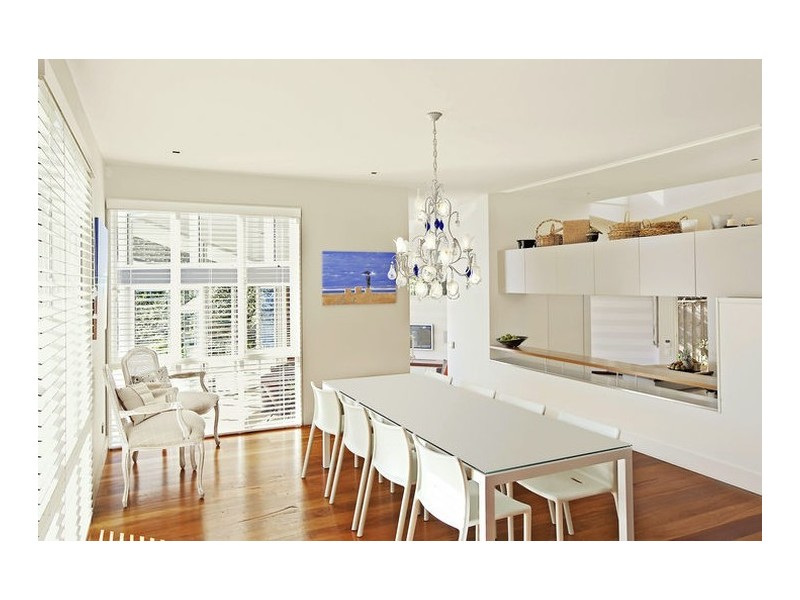 contemporary style dining room