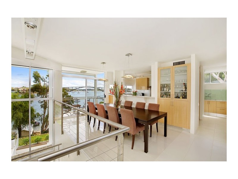 contemporary style dining room