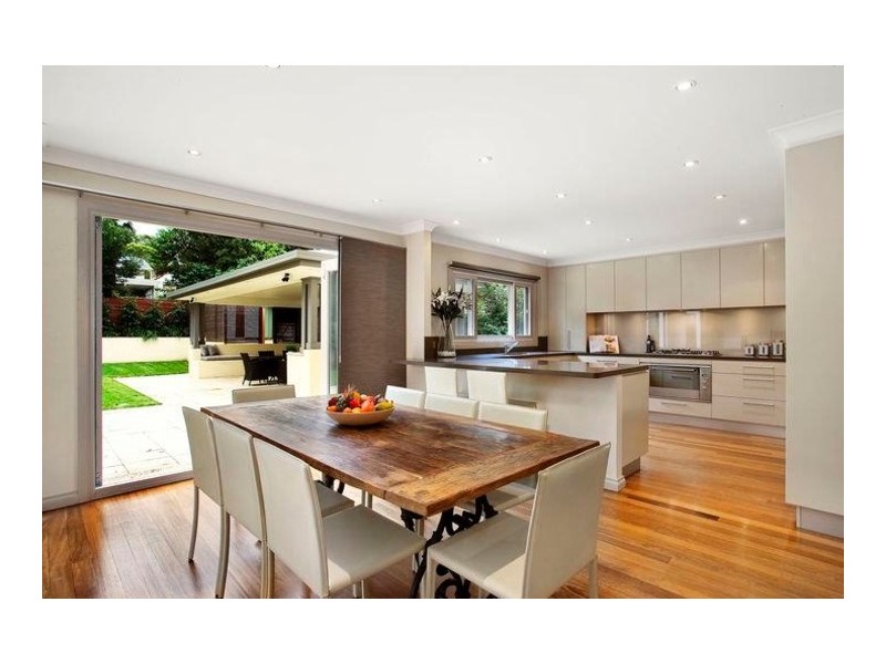 contemporary style dining room
