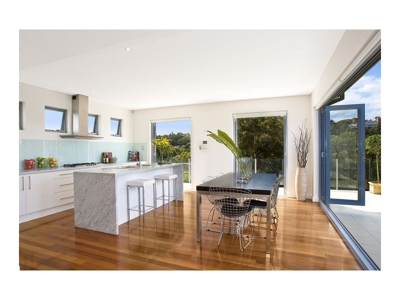 contemporary style dining room