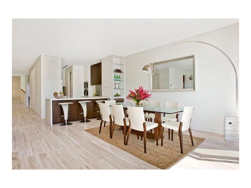 contemporary style dining room