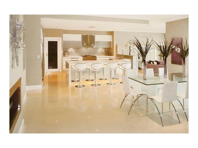 contemporary style dining room
