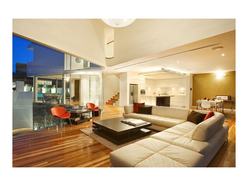 contemporary style living room