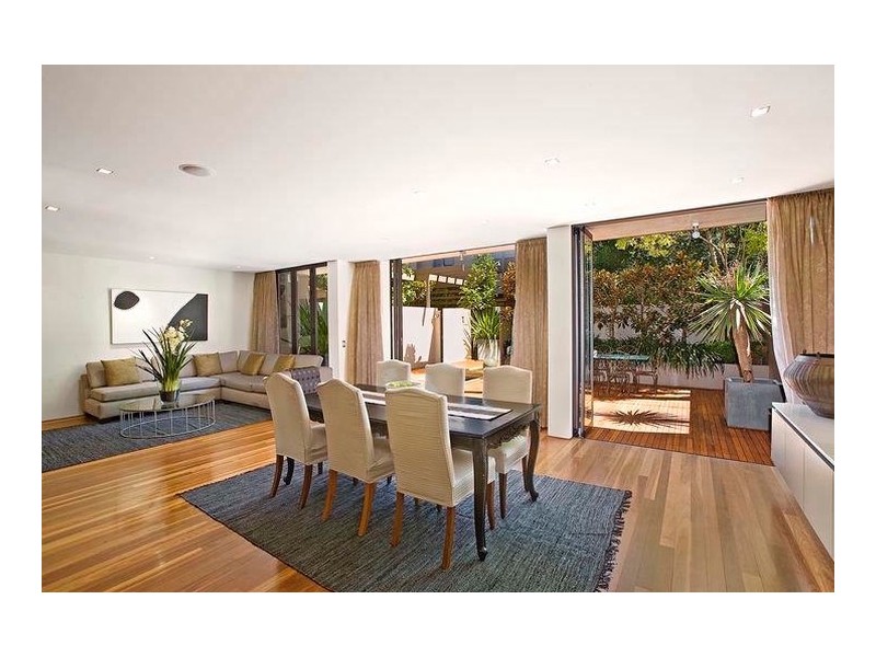 contemporary style dining room