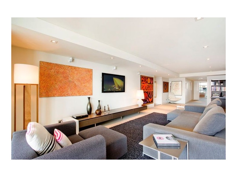 contemporary style living room