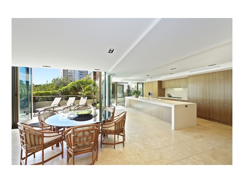 contemporary style dining room