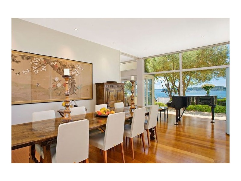 contemporary style dining room