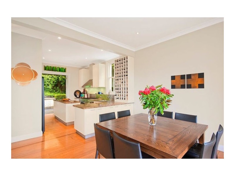 contemporary style dining room
