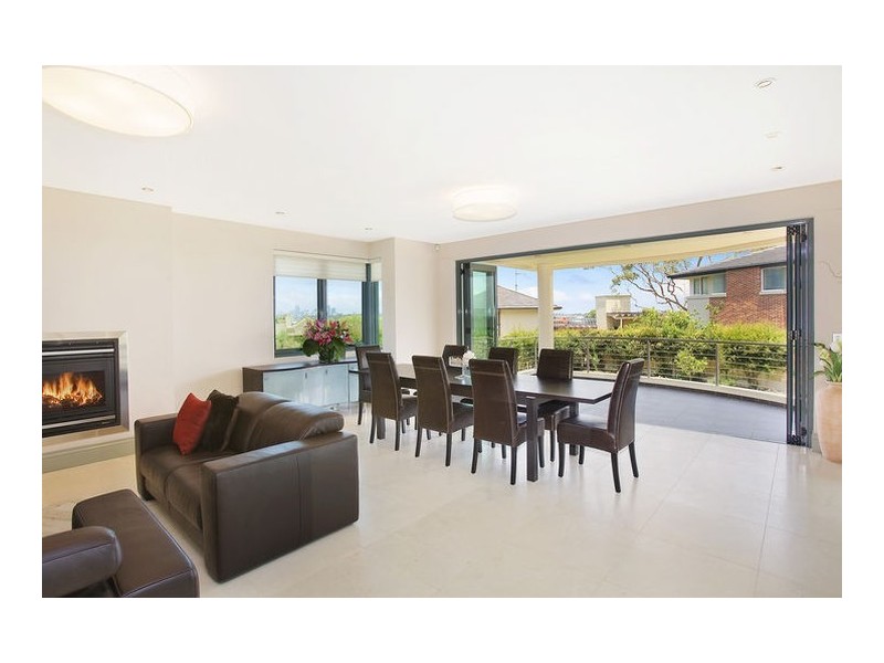 contemporary style dining room