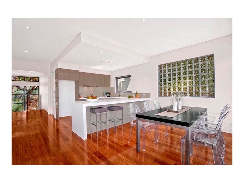 contemporary style dining room
