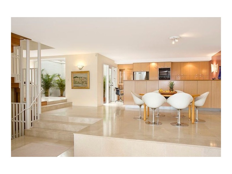 contemporary style dining room