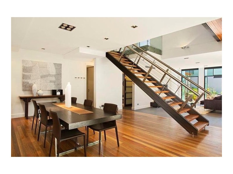 contemporary style dining room