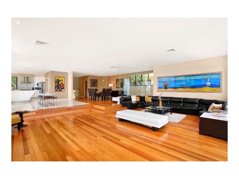 contemporary style living room