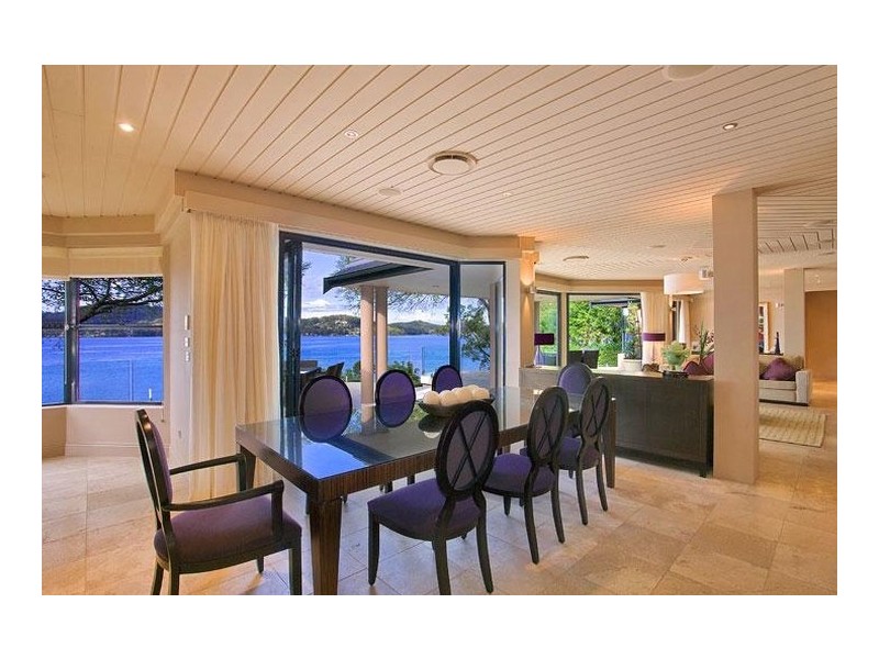 contemporary style dining room