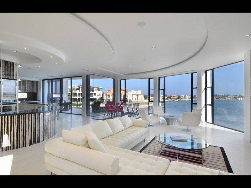 contemporary style living room