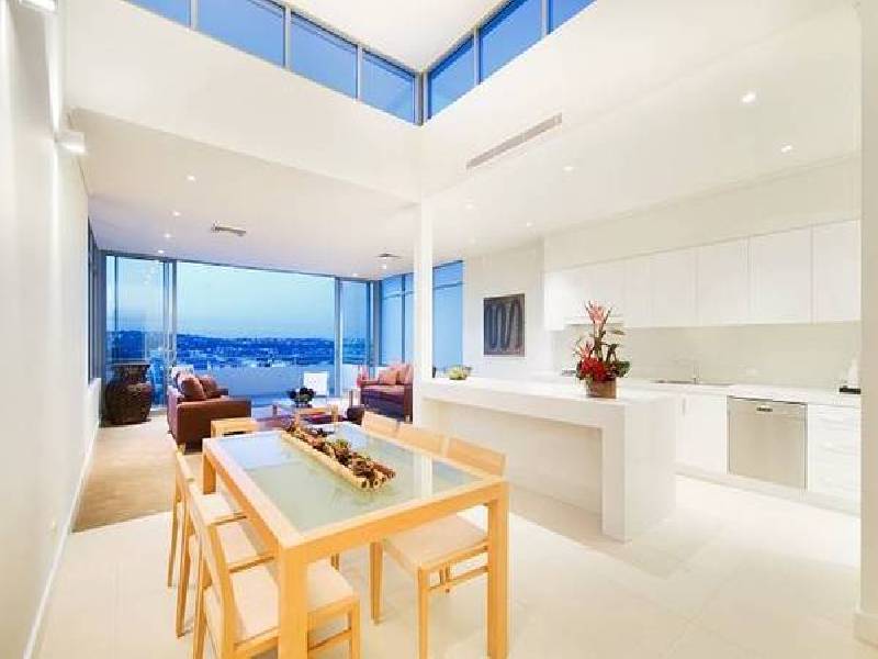 contemporary style dining room