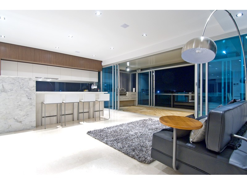 contemporary style living room